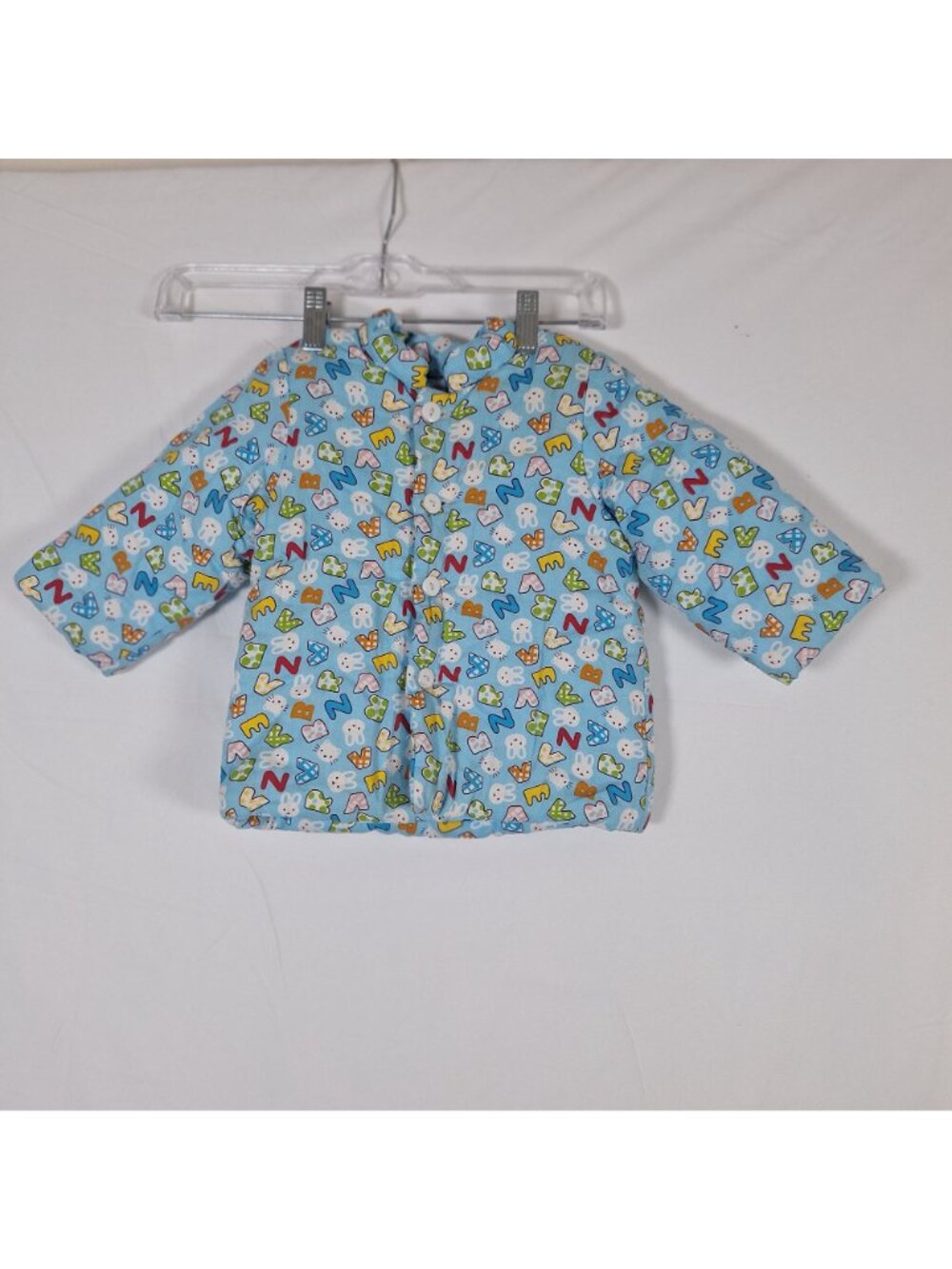 Kids Alphabet Rabbit Puff Coat Handmade - Picture 5 of 5
